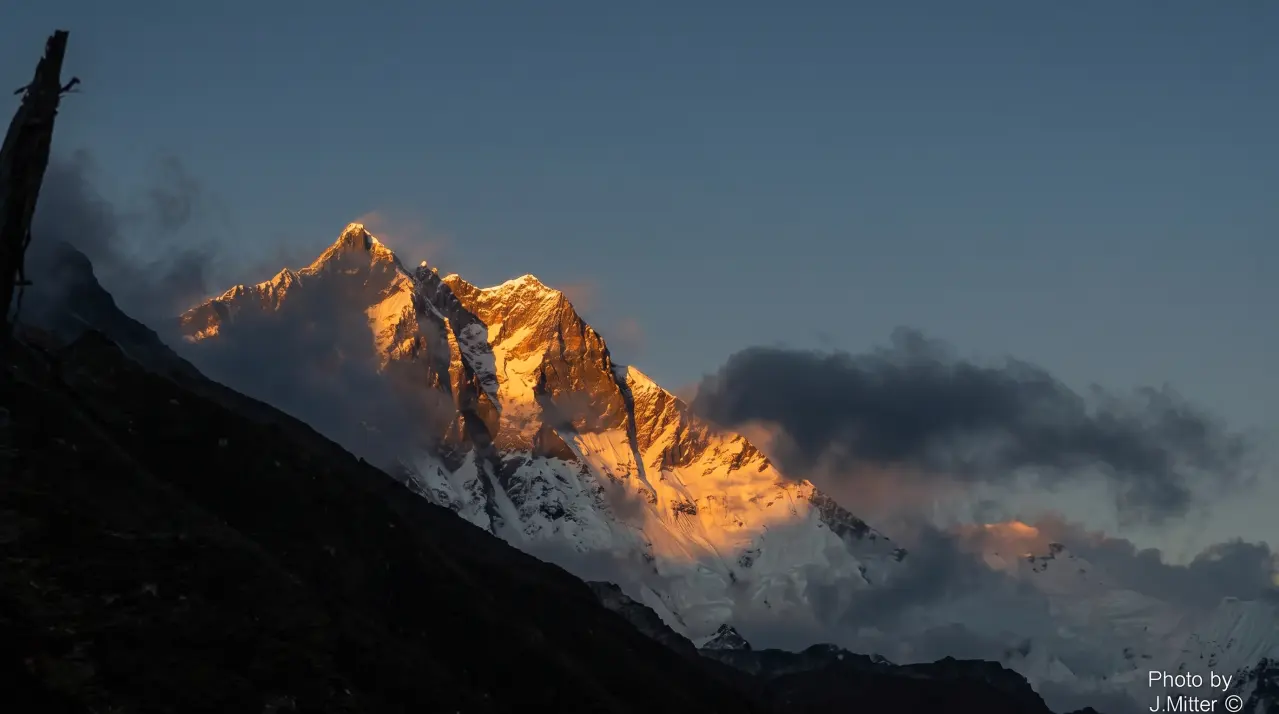 Blick auf die Himalaya-Range, Everest-Trekking