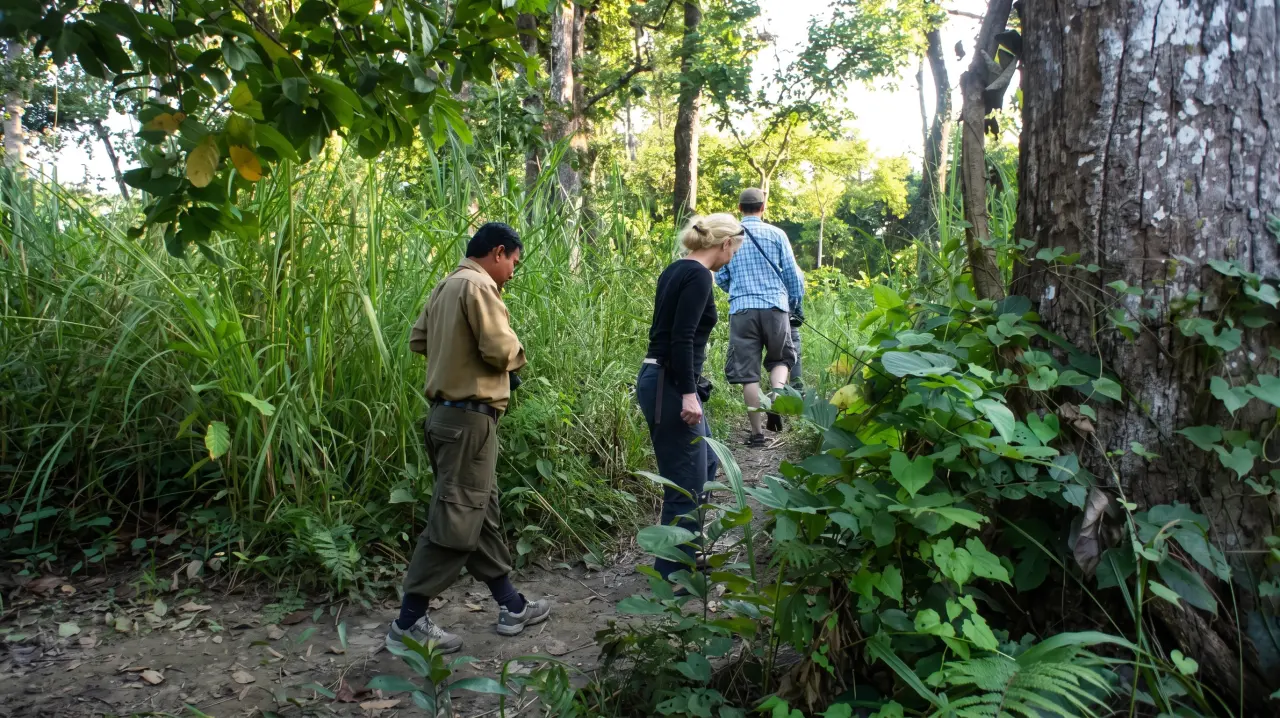 Trekking, Entdeckungstour im Chitwan.