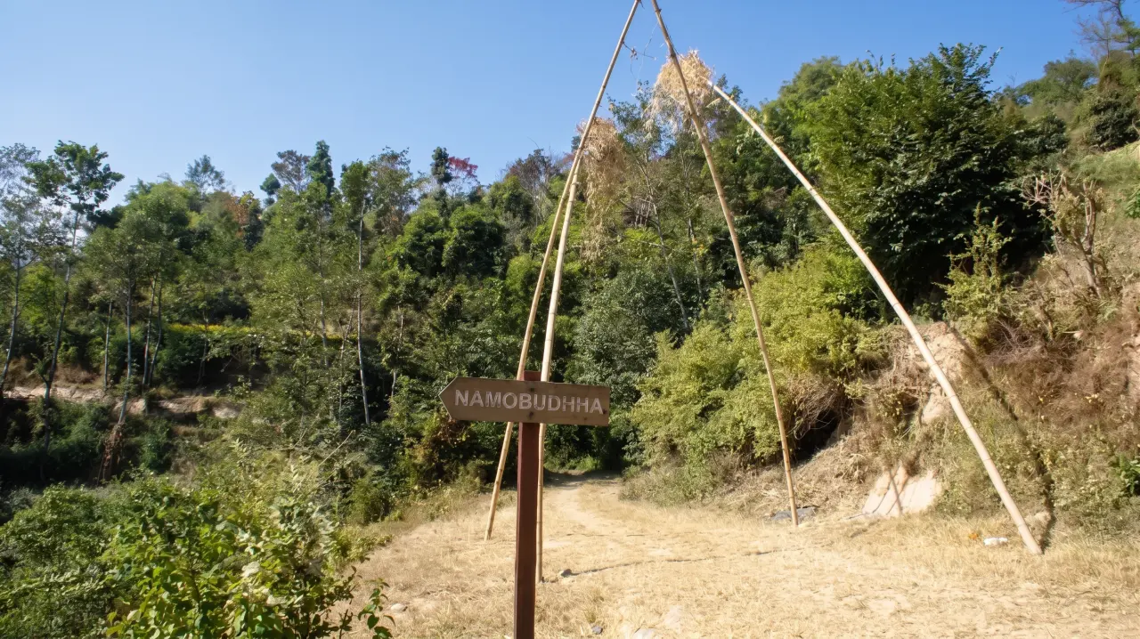 Weg nach Namobuddha