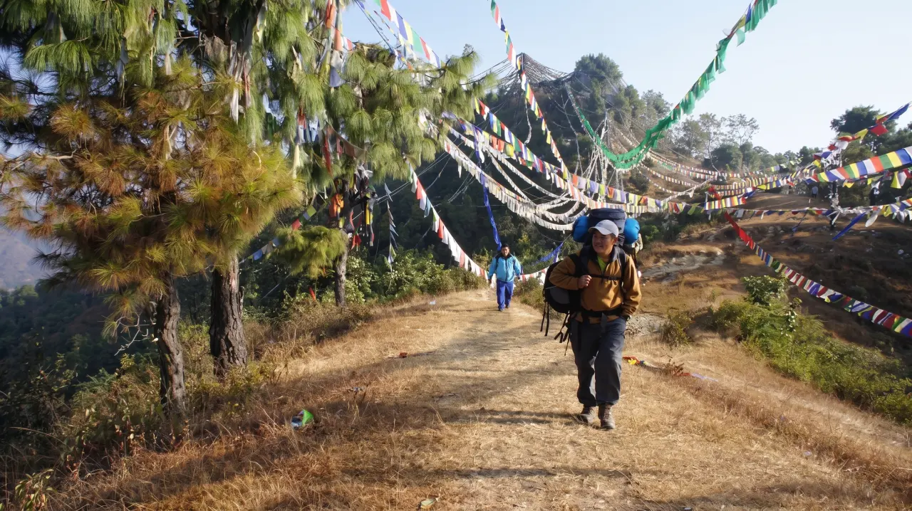 Trekking am Namo Buddha