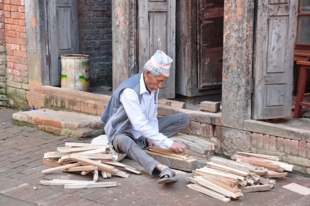 Handwerker in Bhaktapur