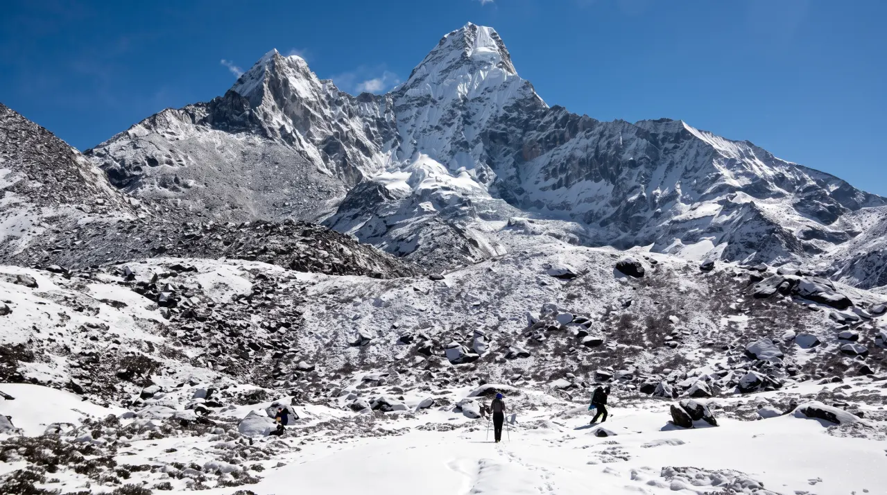 Ama Dablam Basecamp bei bestem Wetter