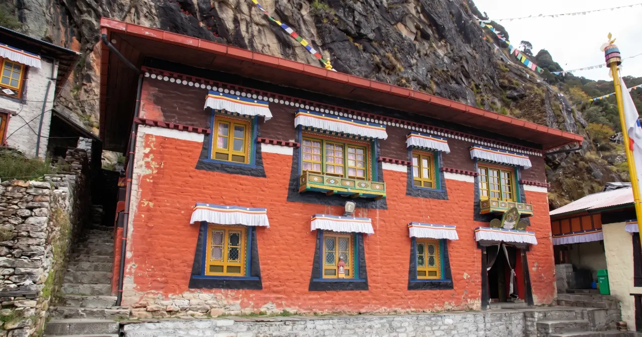 Kloster bei Thame, Everest-Trekking