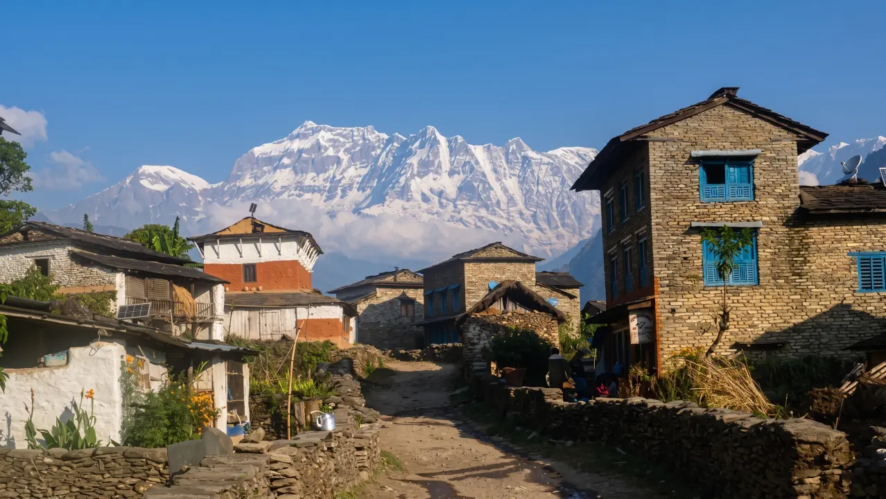 Darbang, Dhaulagiri-Trek, Nepal
