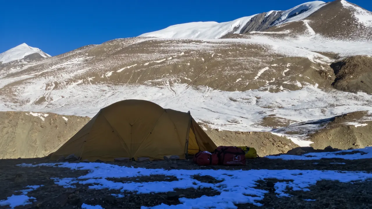 Camping im Hidden Valley, Dhaulagiri-Trek