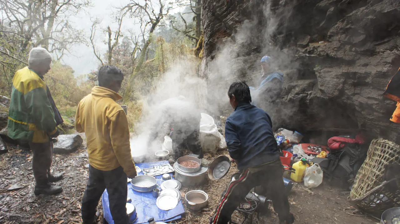 Picknick auf dem Weg nachTok Tok