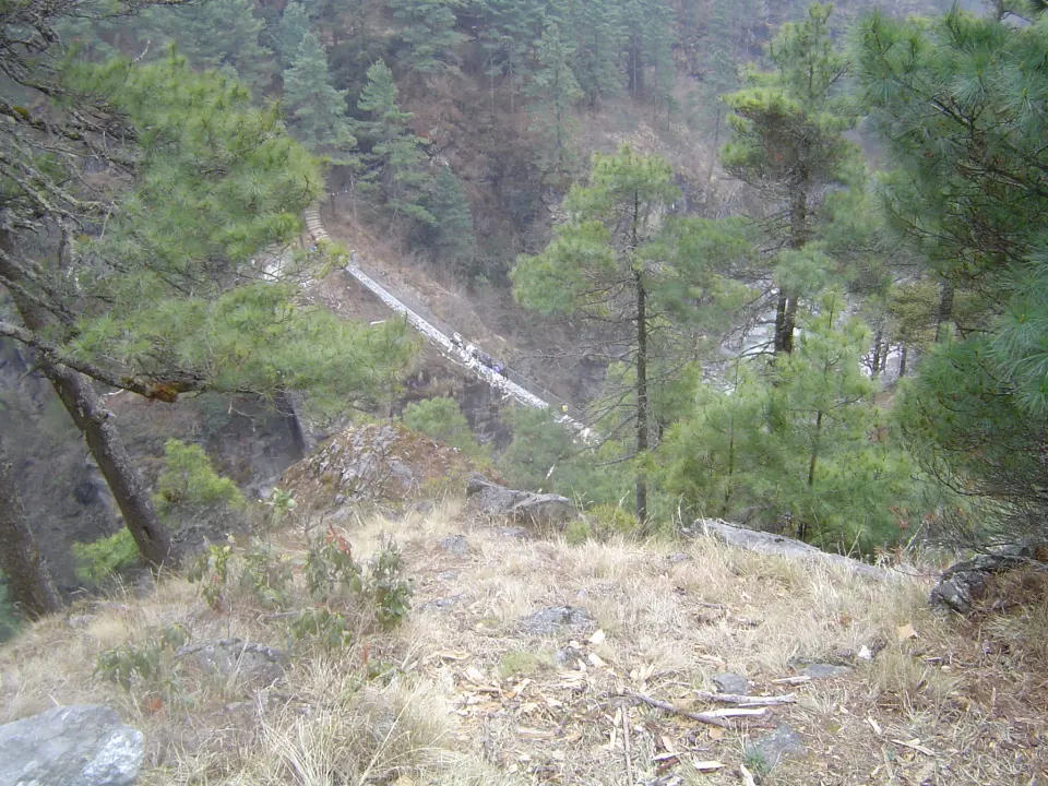 Hillary-Bridge Auf dem Weg nach Namche Bazaar