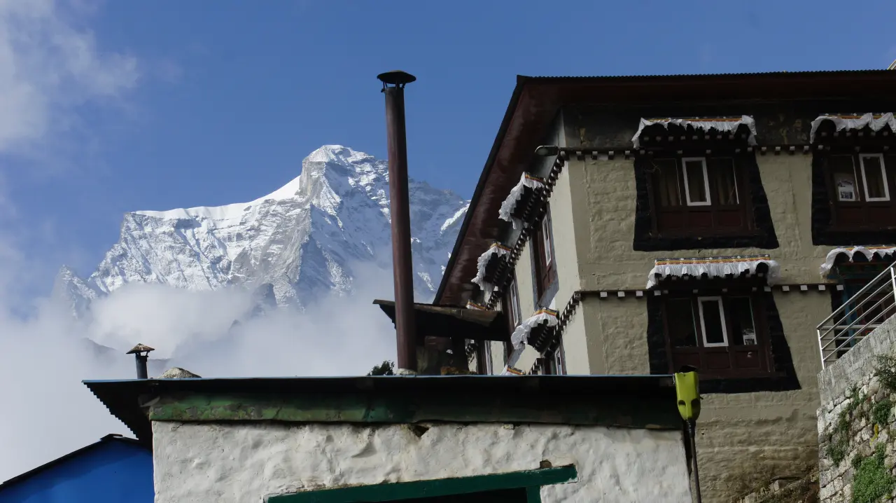 Beste Sicht auf dem Weg, Everest Trekking